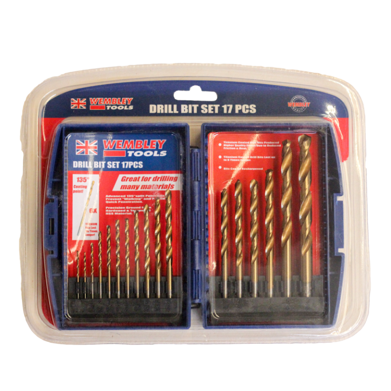 Wembley Tools Drill Bit Set HSS Imperial 17 PCE Wembleytools.co.zw
