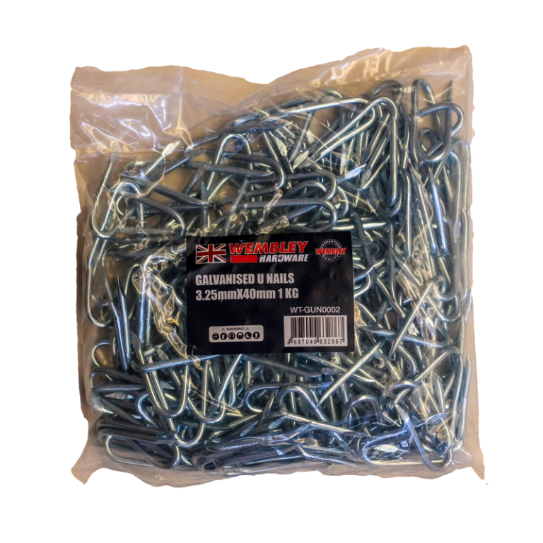 Wembley Tools Nails U Galv 40MM 1kg Bag Wembleytools.co.zw
